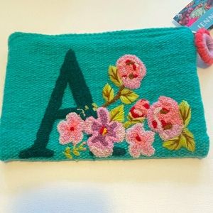 Jenny Krauss Fair Trade pouch- letter A